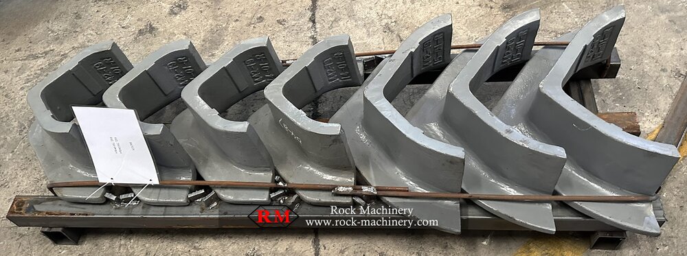 sandvik CH430 cone crusher 442.7914 01 Liner Narrow arm 442.7915 01 Liner Pin shaft arm, arm liners for wear protection