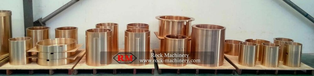 cone crusher eccentric bushing, for eccentric rotation of head