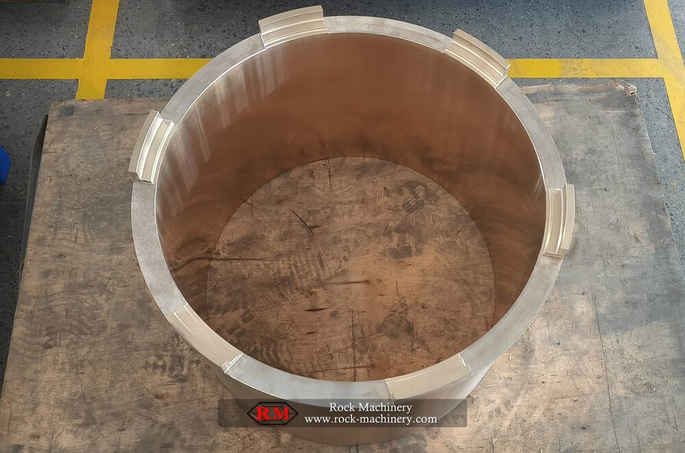 metso GP11 cone crusher frame bearing bushing, for supporting rotating assembly