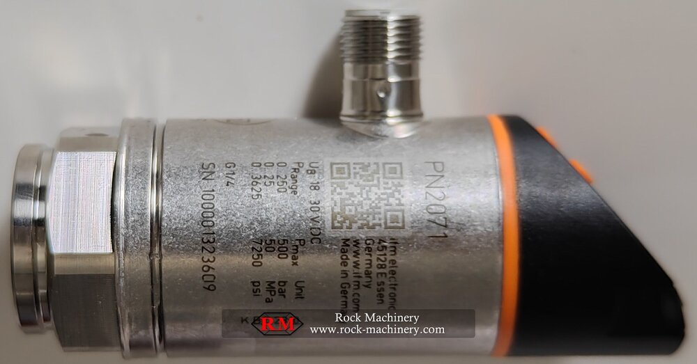 Metso C120 jaw crusher 59943220010 PRESSURE SENSOR PN2021 IFM ELECTRONIC, for system pressure monitoring