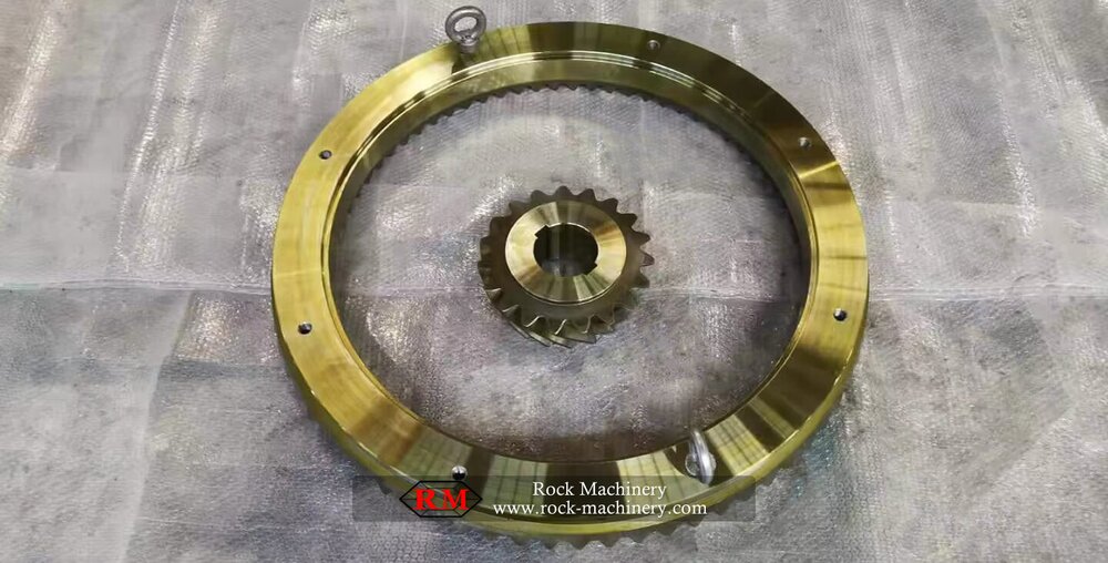 metso GP300 cone crusher gear pinion, drives the larger main gear