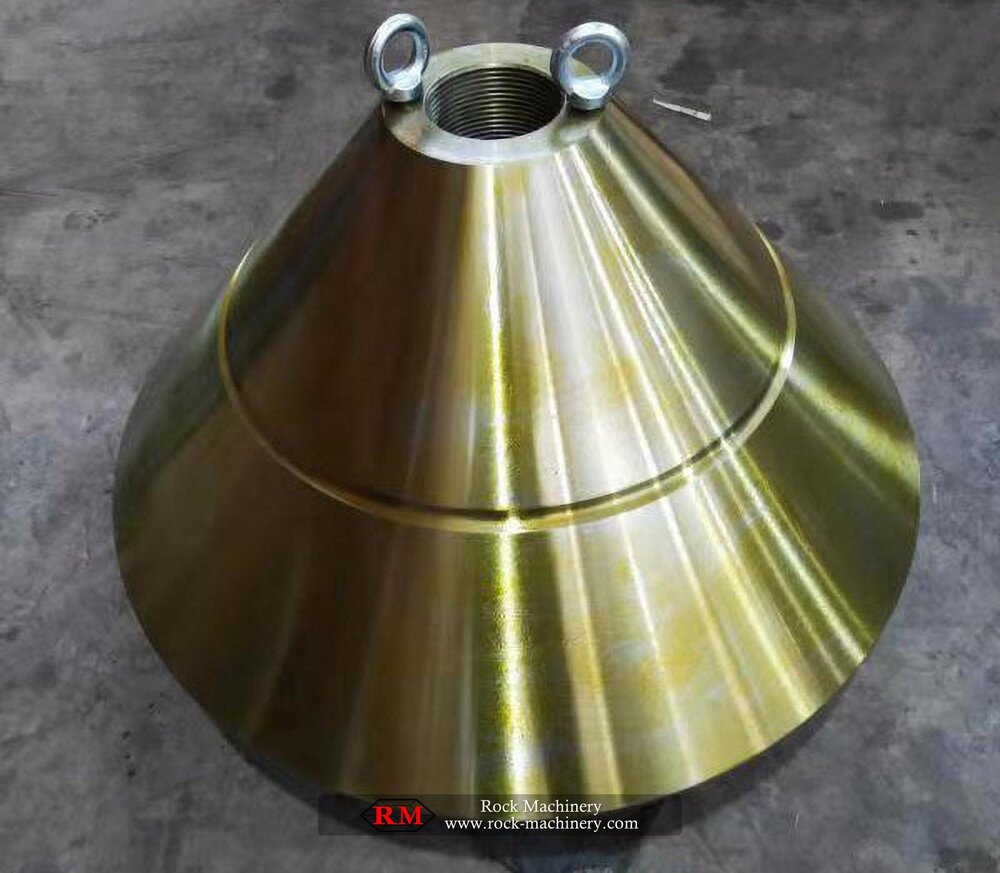 metso cone crusher HP300 head, supports the crushing mantle