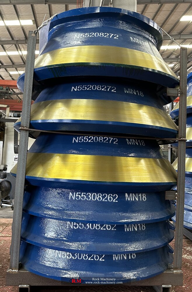 metso HP300 cone crusher N55208272 BOWL LINER MEDIUM N55308262 MANTLE FINE MEDIUM COARSE SH, mantle and bowl liner set