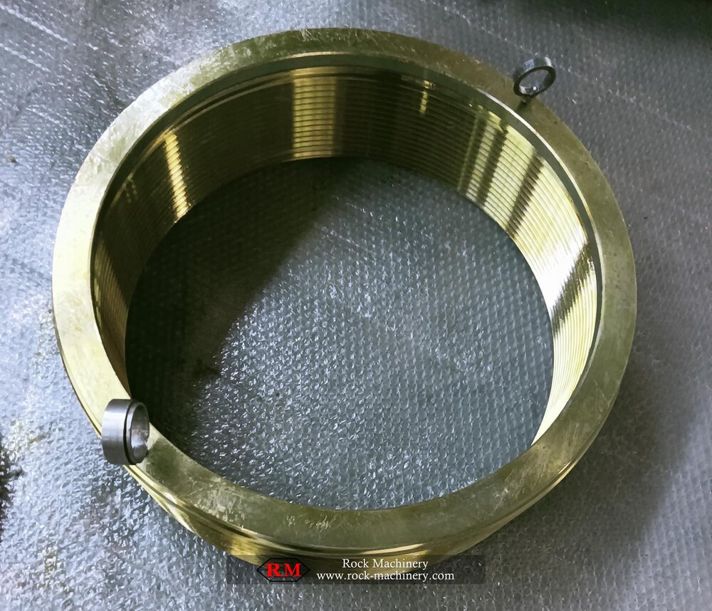 sandvik cone crusher inner head nut, for locking the head assembly