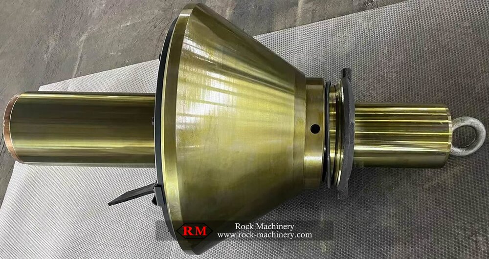 Sandvik CS440 cone crusher mainshaft excluding mantle, bare shaft without mantle