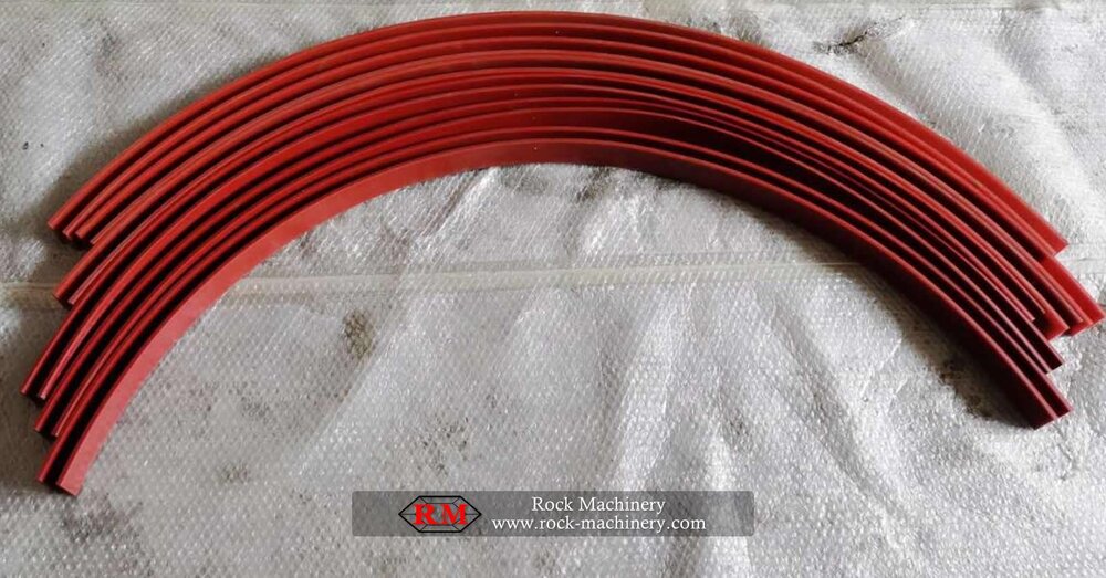 MP1000 cone crusher upper counterweight seal ring segment, ring segment for counterweight sealing