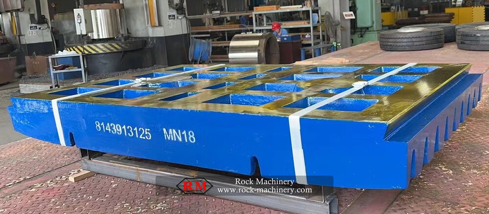 metso C110 jaw crusher 814391312500 JAW FIXED, stationary jaw plate for crushing