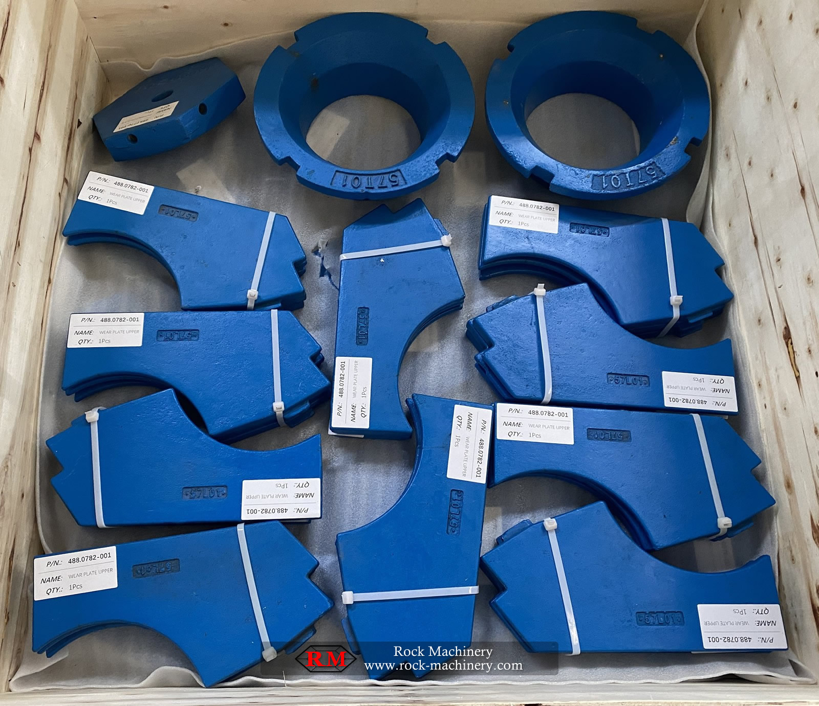 Sandvik VSI impact crusher 488.0782 001 Wear plate upper